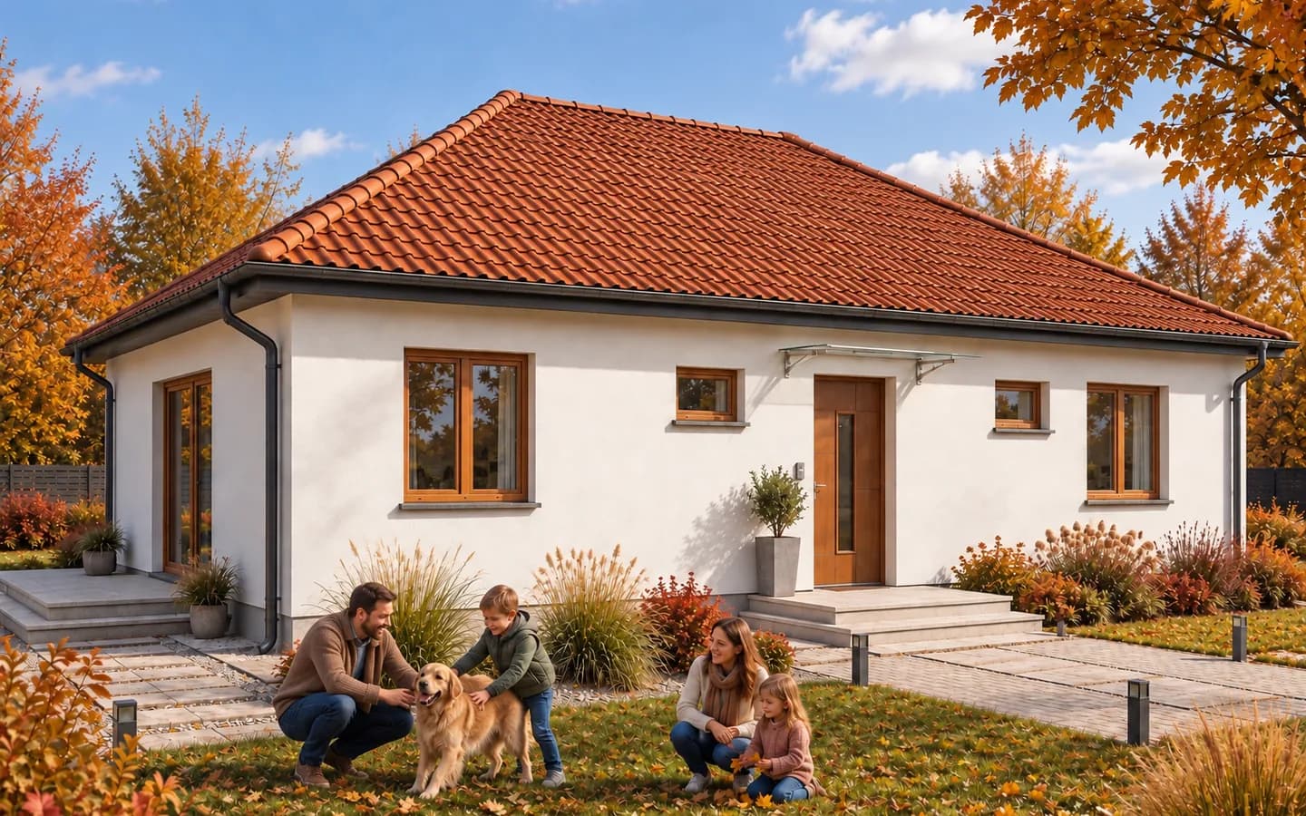 P110 — dom 110 m², wizualizacja